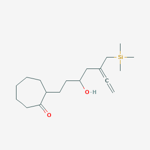 Cycloheptanone, 2-[3-hydroxy-5-[(trimethylsilyl)methyl]-5,6-heptadienyl]-