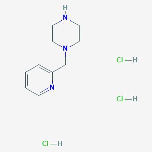 molecular formula C10H18Cl3N3 B1419648 1-(2-Pyridylmethyl)piperazine trihydrochloride CAS No. 333992-74-8