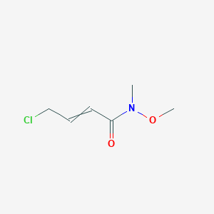 4-Chloro-N-methoxy-N-methylbut-2-enamide