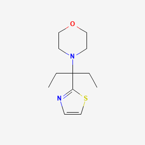 Morpholine, 4-[1-ethyl-1-(2-thiazolyl)propyl]-