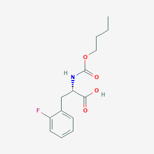 molecular formula C14H18FNO4 B14196492 N-(Butoxycarbonyl)-2-fluoro-L-phenylalanine CAS No. 862470-21-1