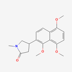 1-Methyl-4-(1,5,8-trimethoxynaphthalen-2-yl)pyrrolidin-2-one