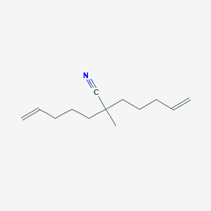 2-Methyl-2-(pent-4-EN-1-YL)hept-6-enenitrile