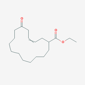 molecular formula C19H32O3 B14196578 Ethyl 6-oxocyclohexadec-3-ene-1-carboxylate CAS No. 919300-88-2