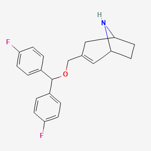 3-{[Bis(4-fluorophenyl)methoxy]methyl}-8-azabicyclo[3.2.1]oct-2-ene