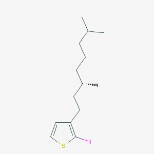 3-[(3S)-3,7-dimethyloctyl]-2-iodothiophene