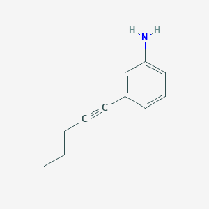 3-(Pent-1-yn-1-yl)aniline