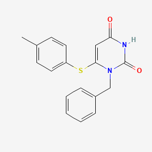 1-Benzyl-6-[(4-methylphenyl)sulfanyl]pyrimidine-2,4(1H,3H)-dione