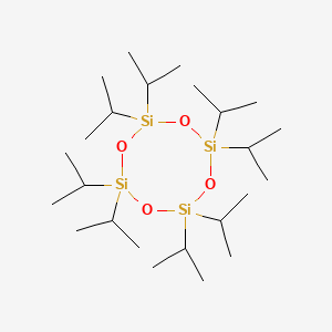 molecular formula C24H56O4Si4 B14196858 2,2,4,4,6,6,8,8-Octa(propan-2-yl)-1,3,5,7,2,4,6,8-tetroxatetrasilocane CAS No. 847488-87-3