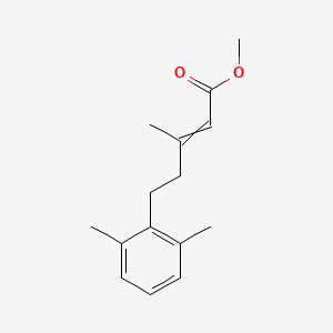 Methyl 5-(2,6-dimethylphenyl)-3-methylpent-2-enoate