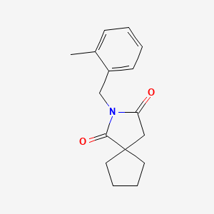 molecular formula C16H19NO2 B14197165 2-[(2-Methylphenyl)methyl]-2-azaspiro[4.4]nonane-1,3-dione CAS No. 862608-56-8