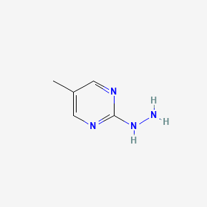 molecular formula C5H8N4 B1419722 2-Hydrazinyl-5-methylpyrimidine CAS No. 33592-41-5