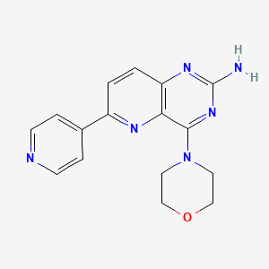 4-(Morpholin-4-yl)-6-(pyridin-4-yl)pyrido[3,2-d]pyrimidin-2-amine