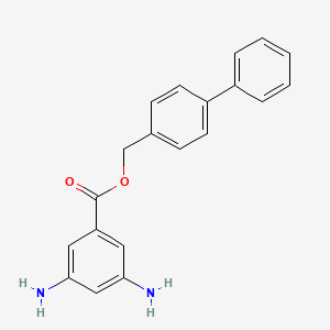 ([1,1'-Biphenyl]-4-yl)methyl 3,5-diaminobenzoate