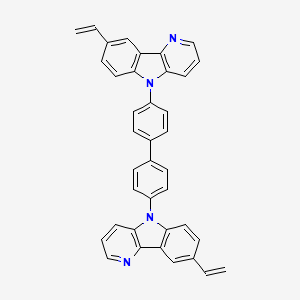 5,5'-([1,1'-Biphenyl]-4,4'-diyl)bis(8-ethenyl-5H-pyrido[3,2-b]indole)