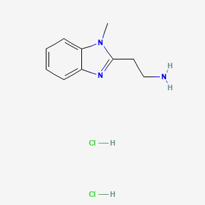 molecular formula C10H15Cl2N3 B1419726 2-(1-甲基-1h-苯并咪唑-2-基)-乙胺二盐酸盐 CAS No. 138078-14-5
