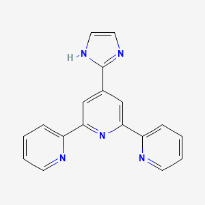 4-(1H-imidazol-2-yl)-2,6-dipyridin-2-ylpyridine