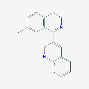 3-(7-Methyl-3,4-dihydroisoquinolin-1-yl)quinoline