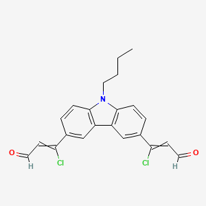 3,3'-(9-Butyl-9H-carbazole-3,6-diyl)bis(3-chloroprop-2-enal)