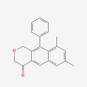 7,9-Dimethyl-10-phenyl-1H-naphtho[2,3-c]pyran-4(3H)-one