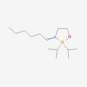 3-Hexylidene-2,2-di(propan-2-yl)-1,2-oxasilolane