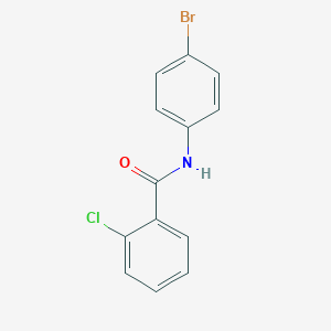 molecular formula C13H9BrClNO B141973 N-(4-溴苯基)-2-氯苯甲酰胺 CAS No. 66569-05-9