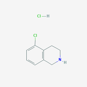 molecular formula C9H11Cl2N B1419732 5-Chloro-1,2,3,4-tetrahydroisoquinoline hydrochloride CAS No. 799274-05-8