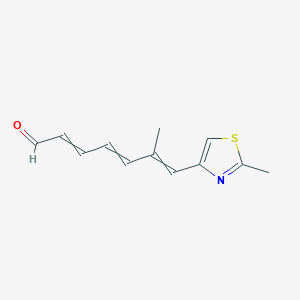 6-Methyl-7-(2-methyl-1,3-thiazol-4-yl)hepta-2,4,6-trienal