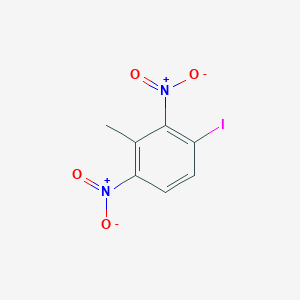 molecular formula C7H5IN2O4 B14197359 1-Iodo-3-methyl-2,4-dinitrobenzene CAS No. 861378-25-8