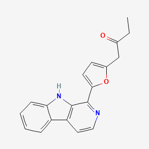 1-[5-(9H-beta-Carbolin-1-yl)furan-2-yl]butan-2-one