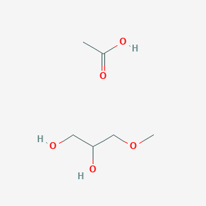 Acetic acid;3-methoxypropane-1,2-diol