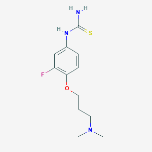 Thiourea, [4-[3-(dimethylamino)propoxy]-3-fluorophenyl]-