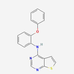 N-(2-Phenoxyphenyl)thieno[2,3-d]pyrimidin-4-amine