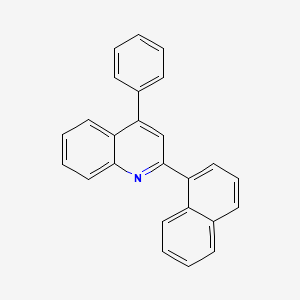 Quinoline, 2-(1-naphthalenyl)-4-phenyl-