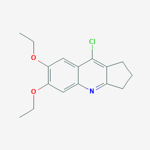 9-Chloro-6,7-diethoxy-2,3-dihydro-1H-cyclopenta[b]quinoline