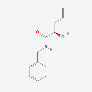 4-Pentenamide, 2-hydroxy-N-(phenylmethyl)-, (2R)-