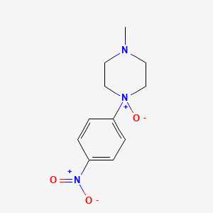 4-Methyl-1-(4-nitrophenyl)-1-oxo-1lambda~5~-piperazine