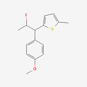 2-[2-Fluoro-1-(4-methoxyphenyl)propyl]-5-methylthiophene