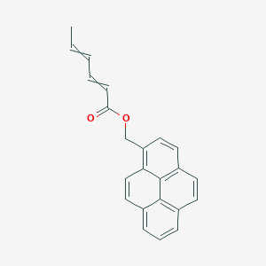 (Pyren-1-yl)methyl hexa-2,4-dienoate