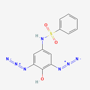 N-(3,5-Diazido-4-hydroxyphenyl)benzenesulfonamide