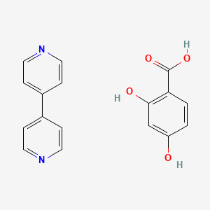 2,4-Dihydroxybenzoic acid;4-pyridin-4-ylpyridine