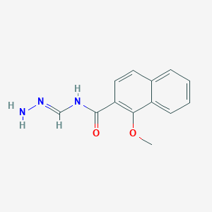 N-[(E)-hydrazinylidenemethyl]-1-methoxynaphthalene-2-carboxamide