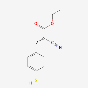 Ethyl 2-cyano-3-(4-sulfanylphenyl)prop-2-enoate