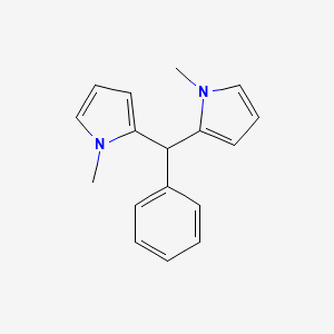 1H-Pyrrole, 2,2'-(phenylmethylene)bis[1-methyl-