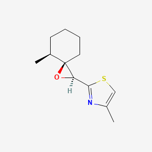 4-methyl-2-[(2S,3R,4S)-4-methyl-1-oxaspiro[2.5]octan-2-yl]-1,3-thiazole