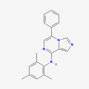 5-Phenyl-N-(2,4,6-trimethylphenyl)imidazo[1,5-a]pyrazin-8-amine