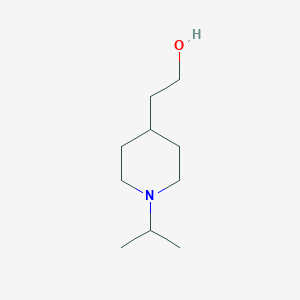 molecular formula C10H21NO B1419762 2-(1-Isopropylpiperidin-4-yl)ethanol CAS No. 733783-46-5