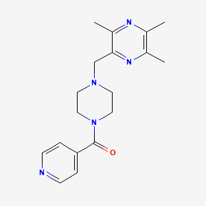 (Pyridin-4-yl){4-[(3,5,6-trimethylpyrazin-2-yl)methyl]piperazin-1-yl}methanone