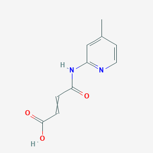 4-[(4-Methylpyridin-2-yl)amino]-4-oxobut-2-enoic acid