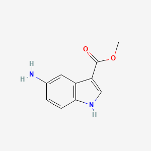 molecular formula C10H10N2O2 B1419770 5-氨基-1H-吲哚-3-甲酸甲酯 CAS No. 686747-19-3